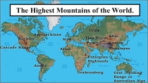 Презентация по английскому языку на тему  The Highest Mountains. Degree of Comparison.