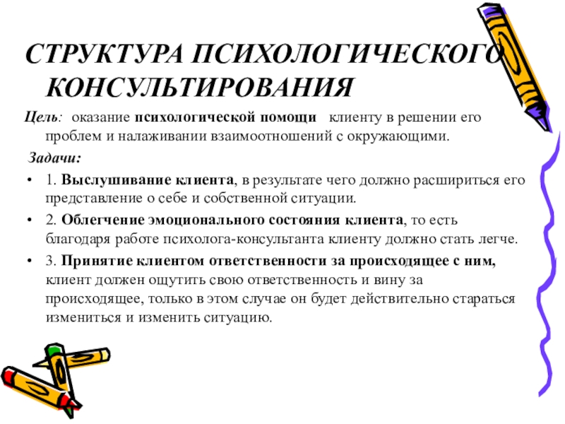 Проанализируйте фрагменты консультативной беседы по схеме практическое задание 3