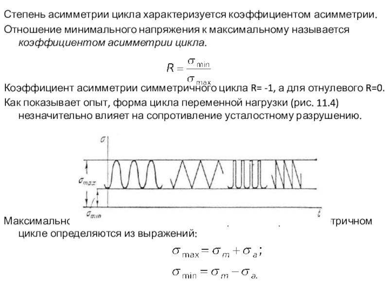 Коэффициент цикла. Коэффициент асимметрии цикла. Коэффициент асимметрии цикла нагружения. Коэффициент асиммт=етрии ицикла. Коэффициент асимметрии цикла r.