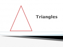Презентация по математике на тему Үшбұрыш ағылшын тілінде (8 класс)