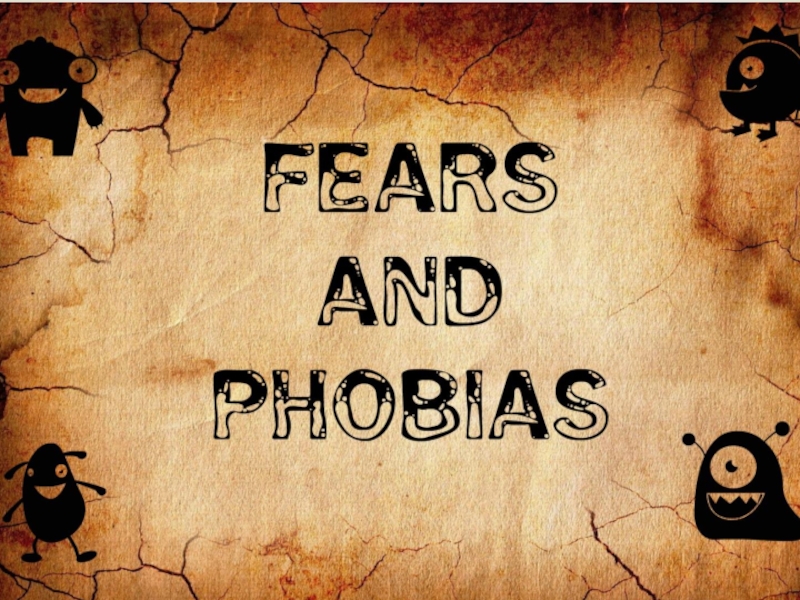 Spotlight 9 fears and phobias презентация