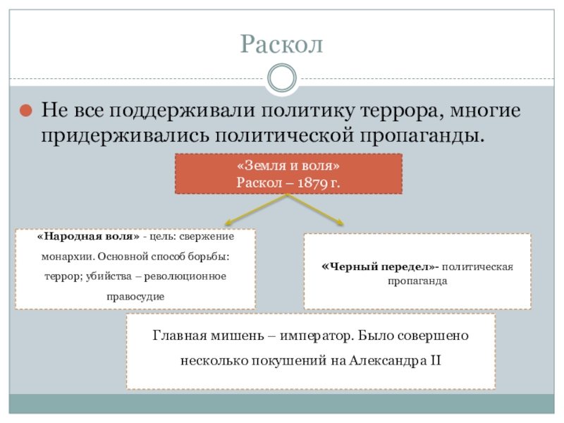 В чем суть политики террора