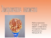 Презентация проекта Замороженное лакомство