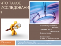 Презентация по биологии Что такое исследование? 5 класс