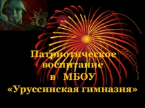 Патриотическое воспитание в гимназии