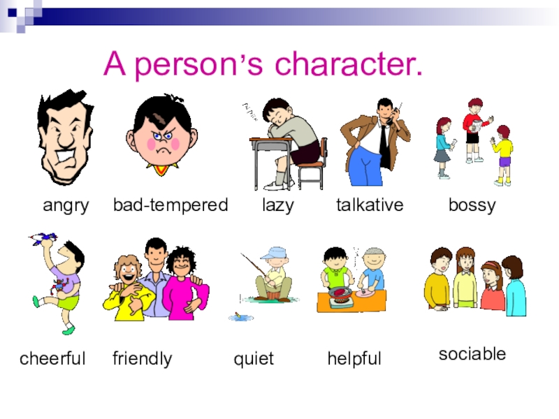 Character's features