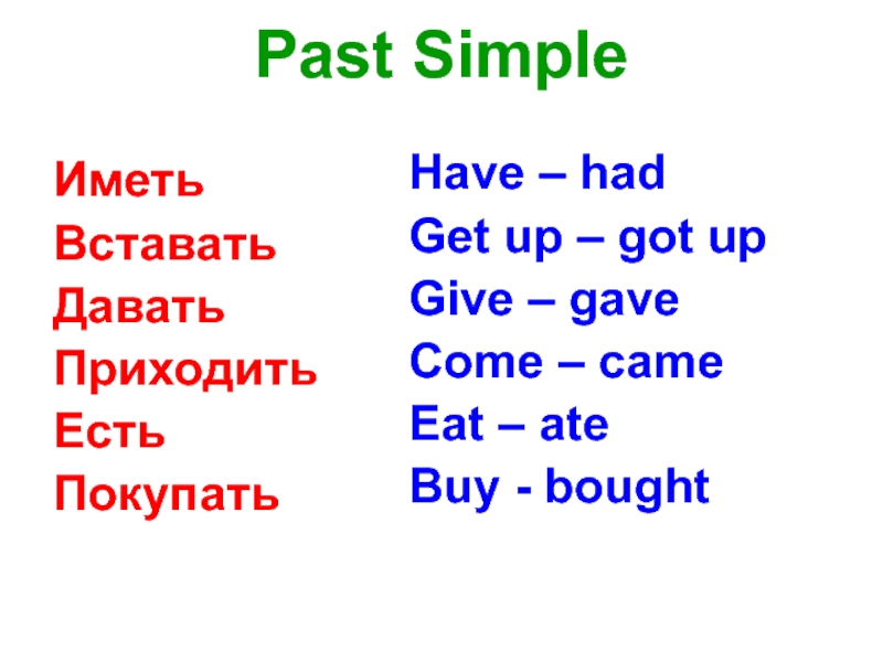 Вторая форма глагола has. To have в паст Симпл. Паст Симпл have has. Have past simple форма. Have has past simple.