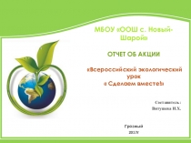 Всероссийский экологический урок Сделаем вместе!