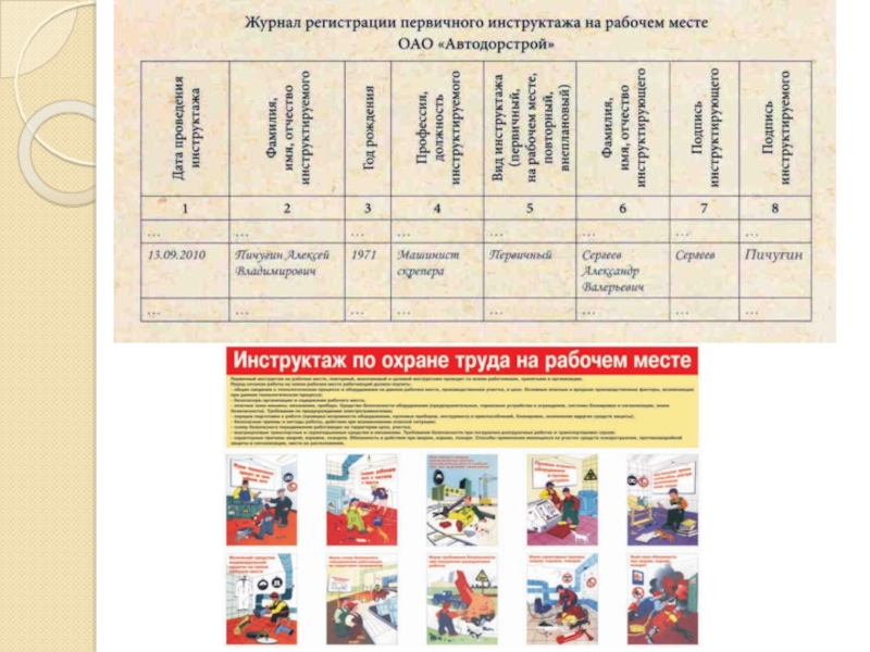 Образец противопожарного инструктажа на рабочем месте образец заполнения