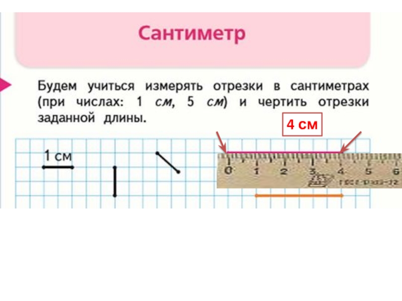 Сантиметр 1 класс презентация школа россии