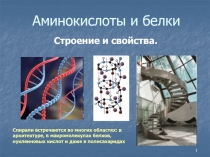 Презентация по биологии на тему Аминокислоты