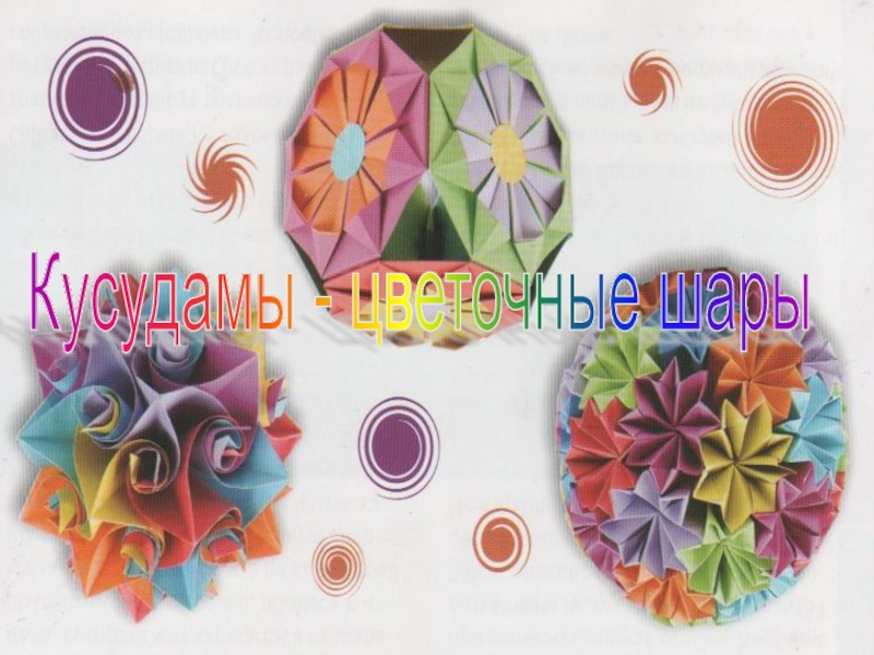 Презентация Презентация Кусудамы - цветочные шары