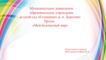Презентация проекта Мой безопасный мир