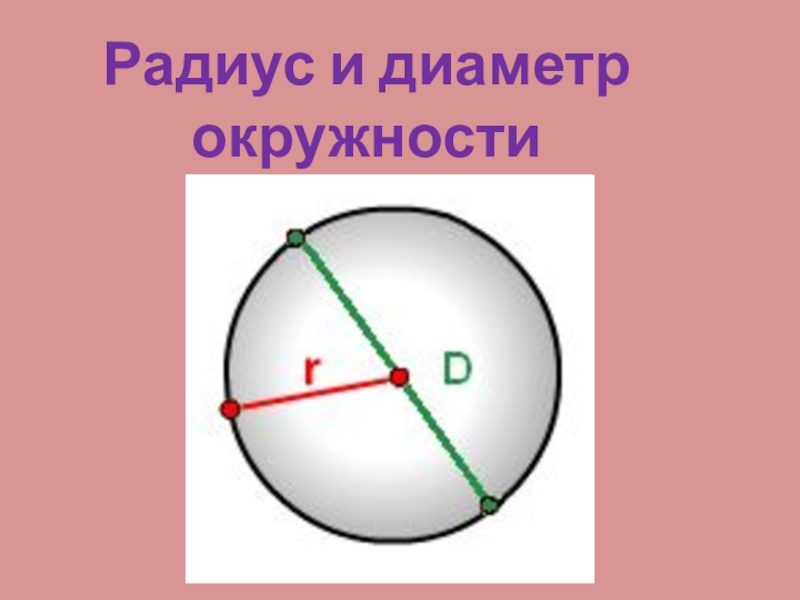 Презентация на тему окружность