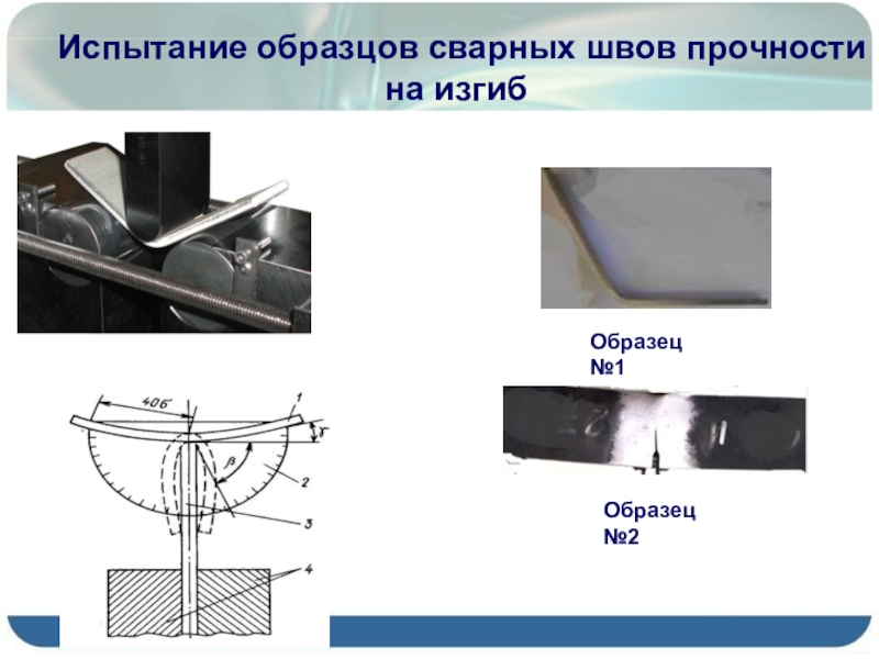 Вид образца после испытаний показан на рисунке испытание проводилось по варианту