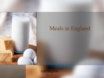 Meals in England