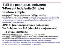 Презентация по английскому языку на тему Условные предложения (9 класс)