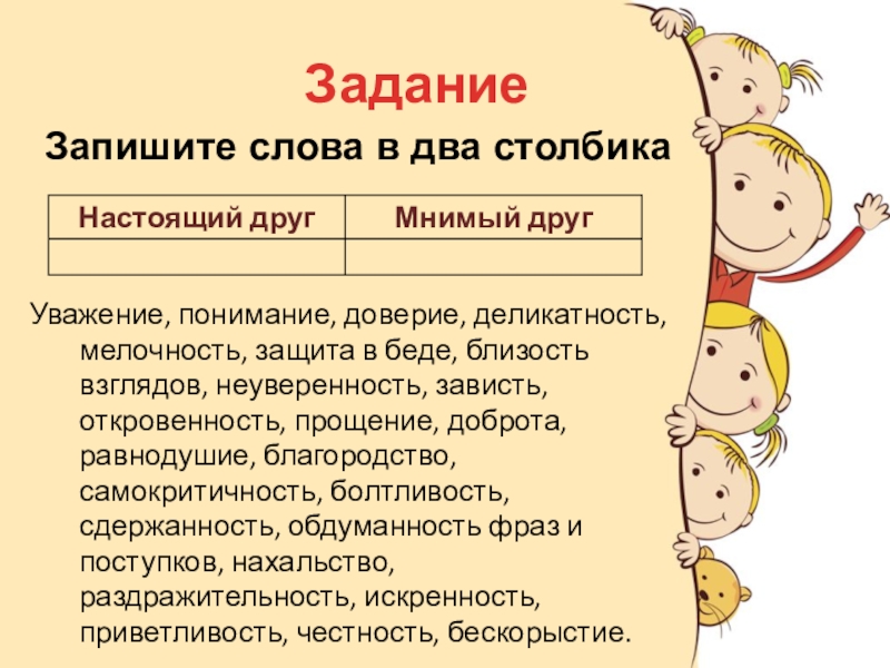 Одноклассники сверстники друзья презентация 5 класс презентация