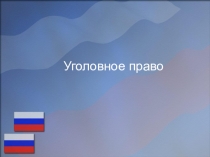 Презентация уголовное право предмет Право
