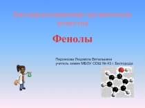 Презентация по химии на тему Фенолы