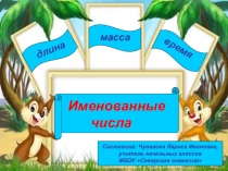 Презентация по математике Именованные числа