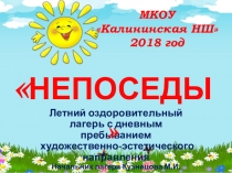 Летний оздоровительный лагерь с дневным пребыванием художественно-эстетического направления