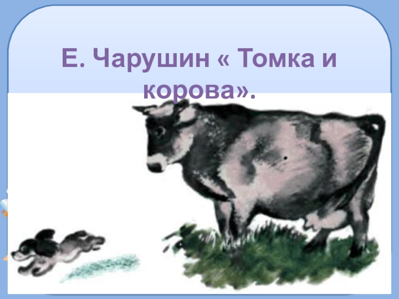 Е чарушин томка и корова 1 класс 21 век презентация