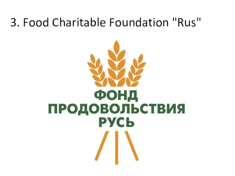 3. Food Charitable Foundation 