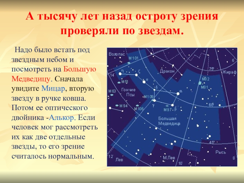 Какие звезды в большой медведице. Звезды большой медведицы названия. Название звёзд в созвездии большой медведицы. Большая Медведица название звезд. Проверка зрения по звездам.