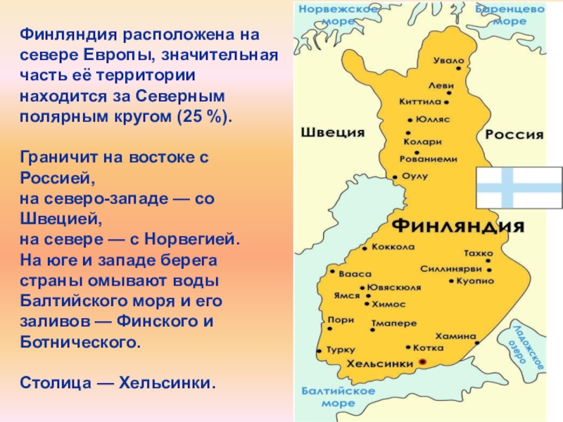 Наши северные соседи презентация 3 класс