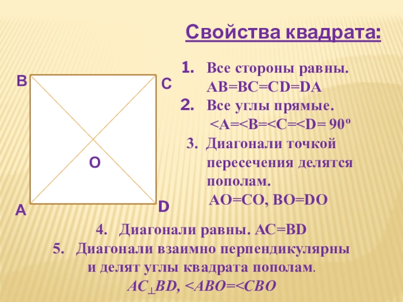 Сумма углов квадрата равна. Квадрат свойства квадрата. Свойства сторон квадрата. Углы квадрата. Свойства углов квадрата.