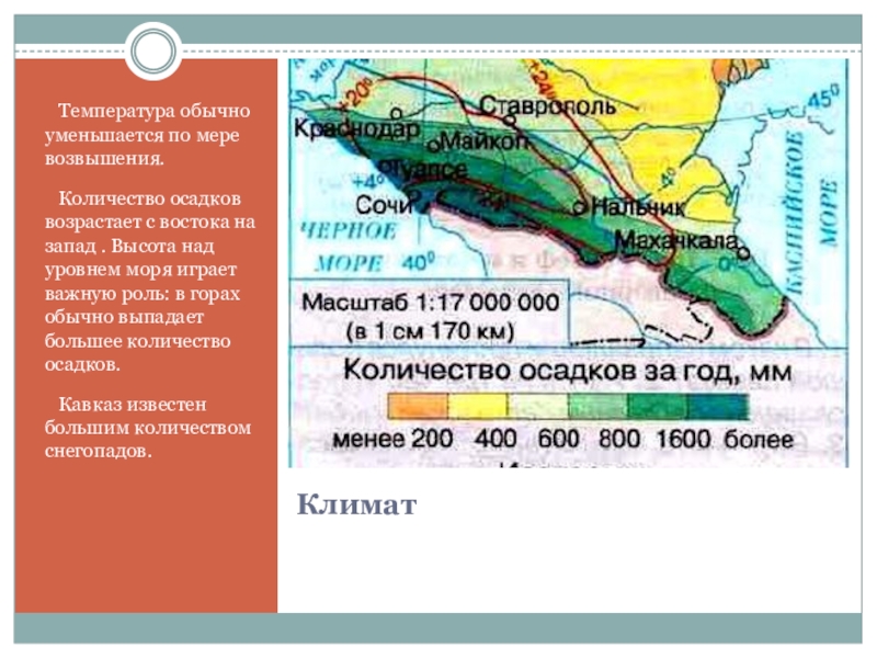 Климатический пояс северного кавказа