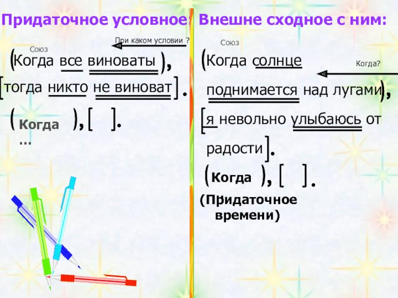 Придаточные условия