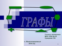 Презентация по математике Графы (6 класс)