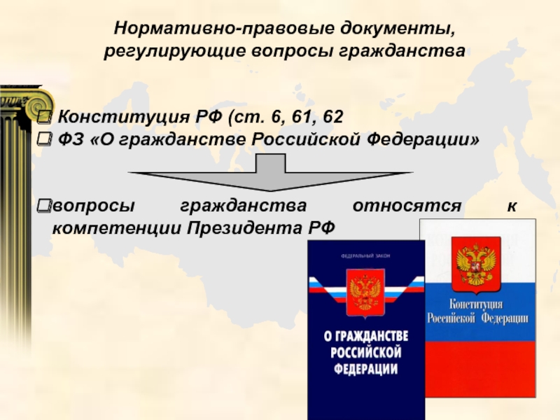 Презентация гражданство рф 11 класс профильный уровень