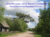 Презентация к внеклассному занятию по экологии Путешествие по лесной тропинке 4 класс.