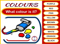 Интерактивное задание по английскому языку What colour is it?