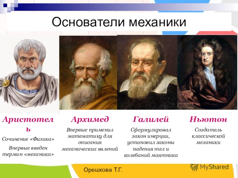 Основатель науки. Аристотель основатель науки физика. Механика ученые. Учёные механики в физике. Основатели классической механики.