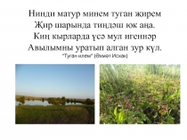 Презентация Мин татарча сөйләшәм