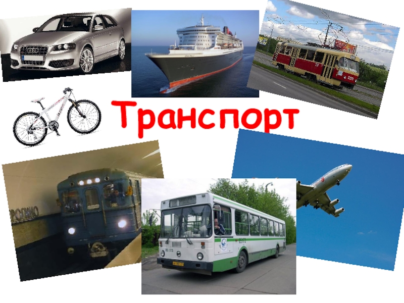 Презентация транспорт для 1 класса