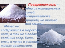 Презентация к уроку окружающего мира на тему Вещества (3 класс)