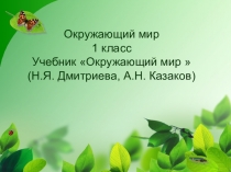 Презентация по окружающему миру Весна. Пробуждение природы(1 класс)