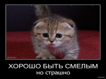 Презентация по обществознанию на тему Будь смелым (6 класс)