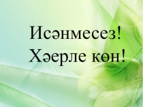 Презентация к уроку Йорт хайваннары һәм кошлары