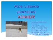 Презентация к классному часу Мои увлечения