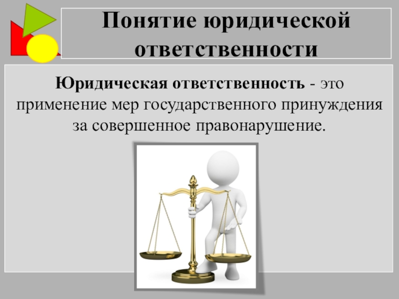 Реферат: Особенности функционирования юридической ответственности