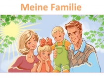 Презентация на немецком языке Meine Familie