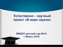 Презентация к проекту Мир звуков