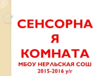 Презентация и буклет школьной сенсорной комнаты