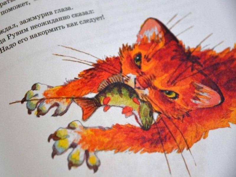 Рисунок кот ворюга паустовский
